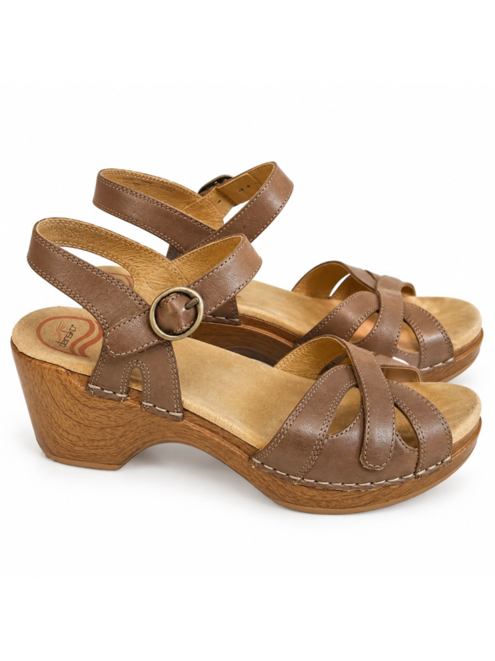 Dansko Season Sandals Leather Strappy Comfort Shoes 38 US 8